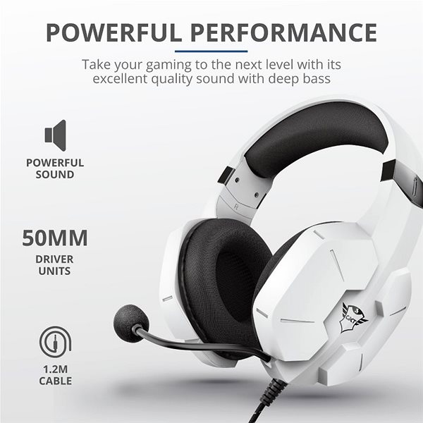 Gaming Headphones Trust GXT 323W CARUS HEADSET PS5 Features/technology