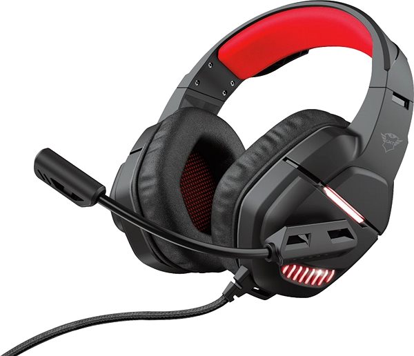 Gaming Headphones Trust GXT 448 NIXXO ILLUMINATED HEADSET Lateral view