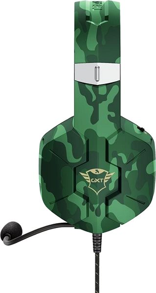 Gaming-Headset Trust GXT 323C CARUS HEADSET JUNGLE CAMO Seitlicher Anblick