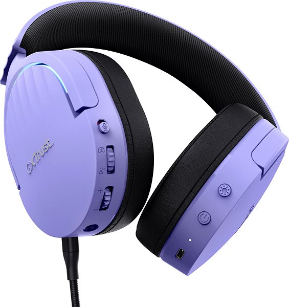 Gaming-Headset Trust GXT491P FAYZO eco friendly HEADSET lila ...