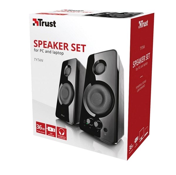 Speakers Trust Tytan 2.0 Speaker Set Black Packaging/box