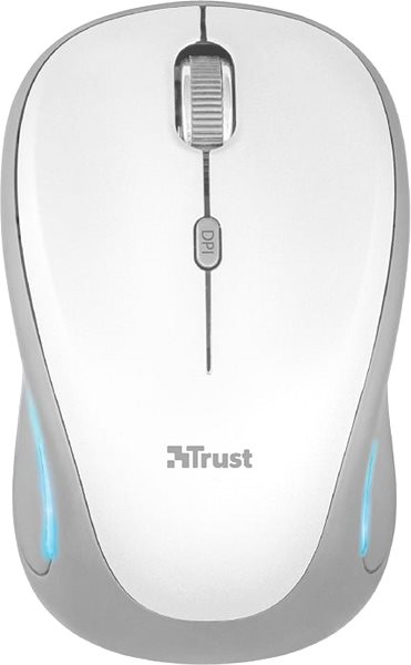 Mouse Trust Yvi FX Wireless Mouse - White Screen
