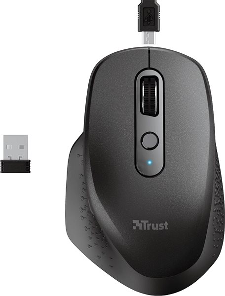 Egér Trust Ozaa Rechargeable Wireless Mouse - fekete Képernyő