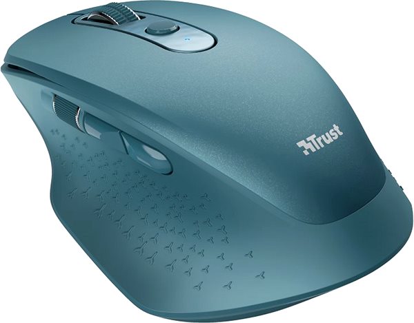 Mouse Trust Ozaa Rechargeable Wireless Mouse, Blue Features/technology