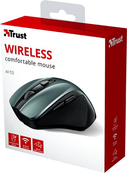 Maus TRUST Nito Wireless Mouse Verpackung/Box