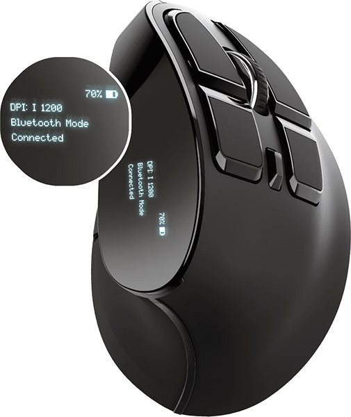 Egér Trust VOXX Ergonomic Rechargeable Mouse Jellemzők/technológia