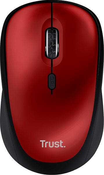 Maus TRUST YVI+ Wireless Mouse - ECO zertifiziert - rot ...