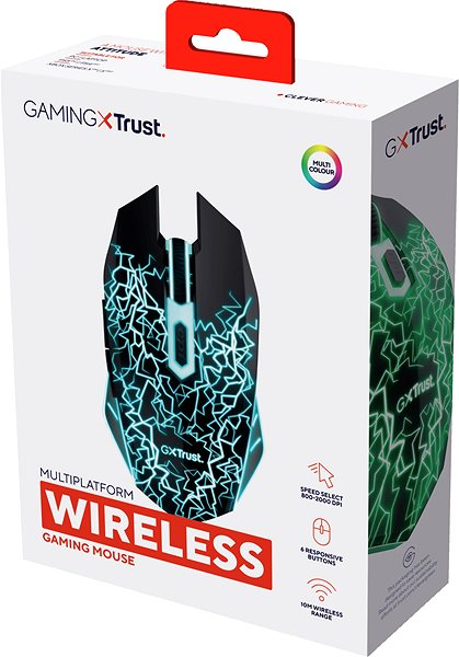 Gamer egér Trust BASICS Gaming Wireless Mouse ...