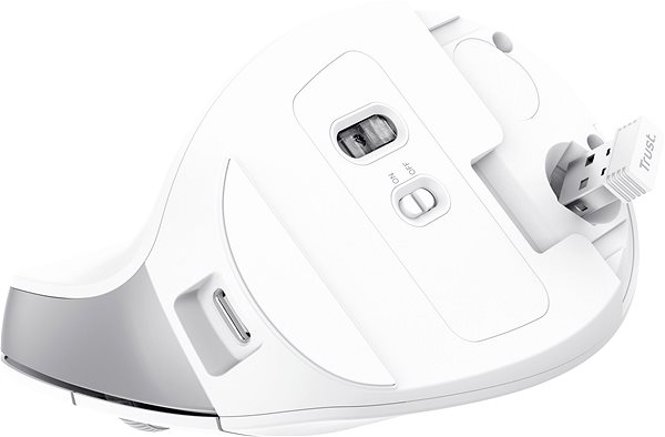 Myš Trust BAYO II Ergonomic Wireless Mouse, biela ...
