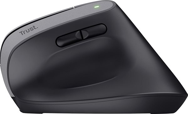 Egér Trust BAYO+ Eco Ergonomic Wireless Mouse, fekete ...