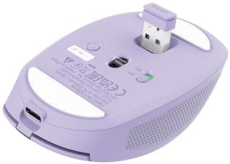 Myš Trust OZAA COMPACT Eco Wireless Mouse Purple ...