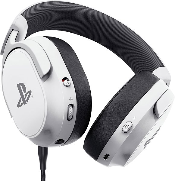 Gamer fejhallgató Trust GXT 499W Forta Wireless, vezeték nélküli gamer fejhallgató PS5-höz, hivatalos licenc ...