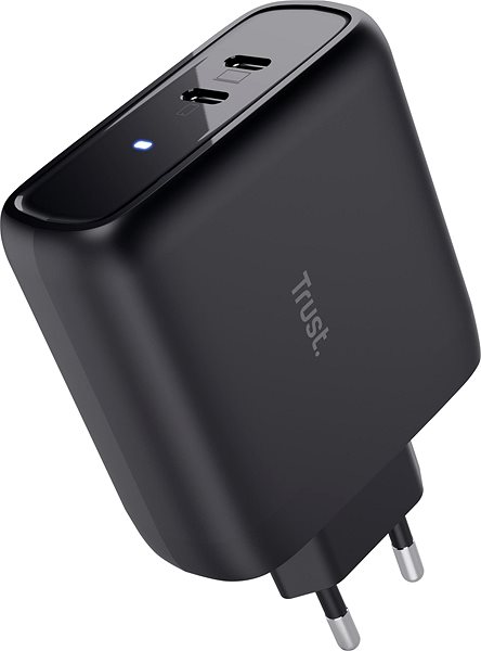 AC Adapter Trust MAXO 65W 2P USB-C CHARGER, black ...