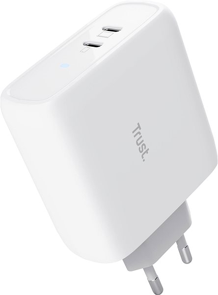 AC Adapter Trust MAXO 65W 2P USB-C CHARGER, white ...