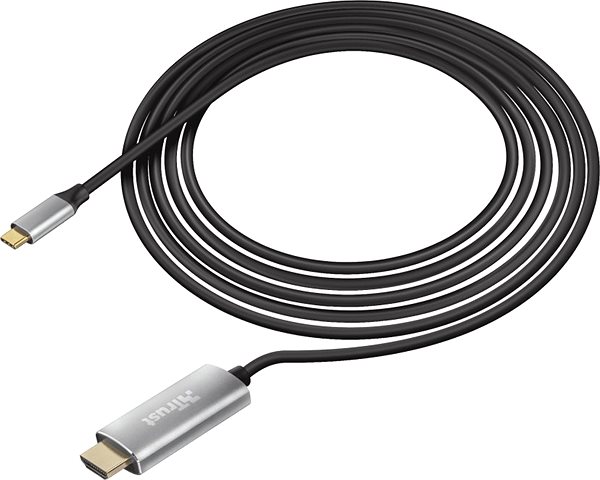 Adatkábel TRUST CALYX USB-C TO HDMI CABLE Oldalnézet