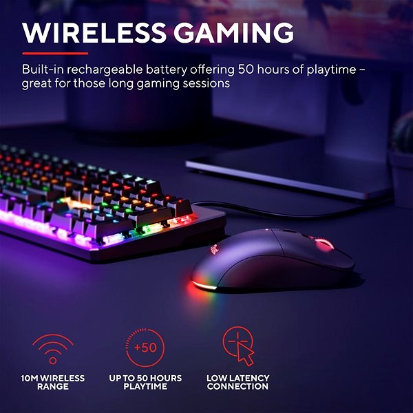 Gaming-Maus Trust GXT 980 Redex Wireless Mouse Lifestyle 2