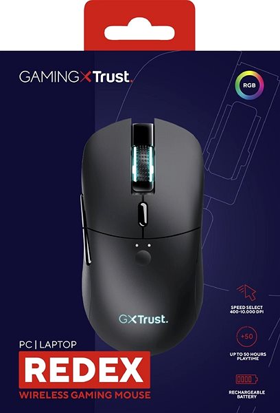 Gaming-Maus Trust GXT 980 Redex Wireless Mouse Verpackung/Box
