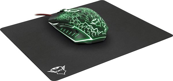 Gaming-Maus Trust Sie GXT783 IZZA MOUSE & PAD Seitlicher Anblick