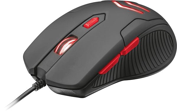 Gaming Mouse Trust ZIVA GAMING MOUSE & PAD Lateral view