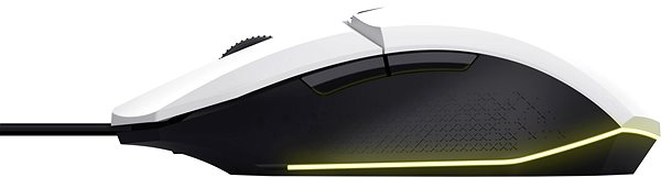 Gamer egér Trust GXT109W FELOX Gaming Mouse White ...