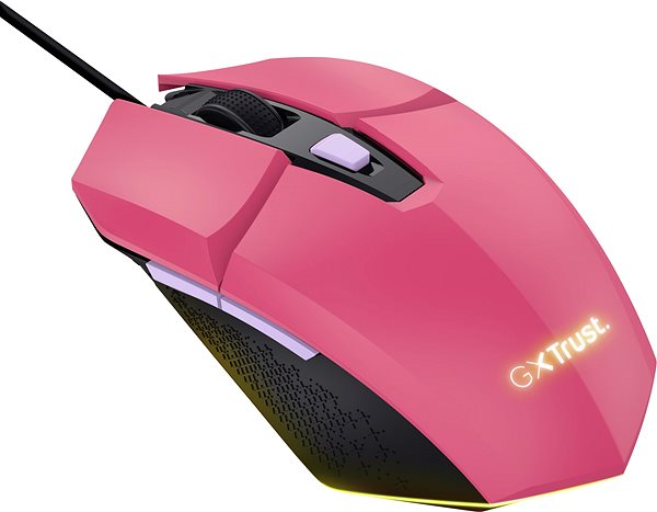 Herná myš Trust GXT109P FELOX Gaming Mouse Pink ...