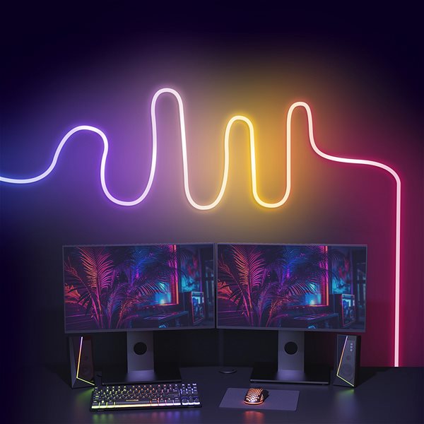 LED Light Strip TRUST GXT904 VYBZ RGBIC 5m LED NEON LIGHT ...