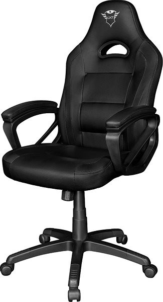 Gamer szék Trust GXT 701 Ryon Chair Black Oldalnézet