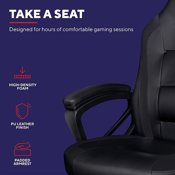 Gaming Chair Trust GXT 701 Ryon Chair, Black Features/technology