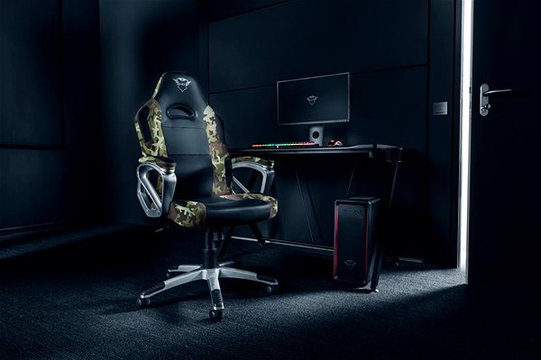 Gaming Chair Trust GXT 705C Ryon Gaming Chair - Camo Lifestyle