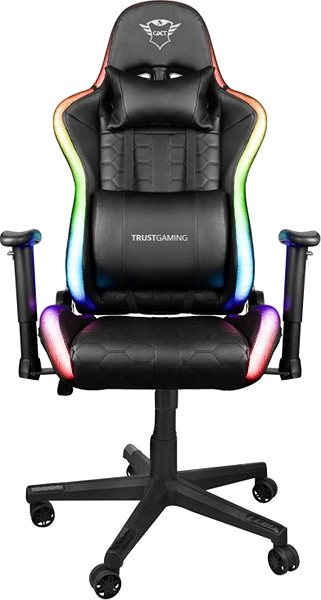 Gamer szék TRUST GXT 716 Rizza RGB LED Gaming Chair Képernyő