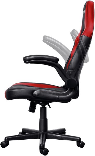 Herná stolička Trust GXT703R RIYE Gaming chair, červená ...