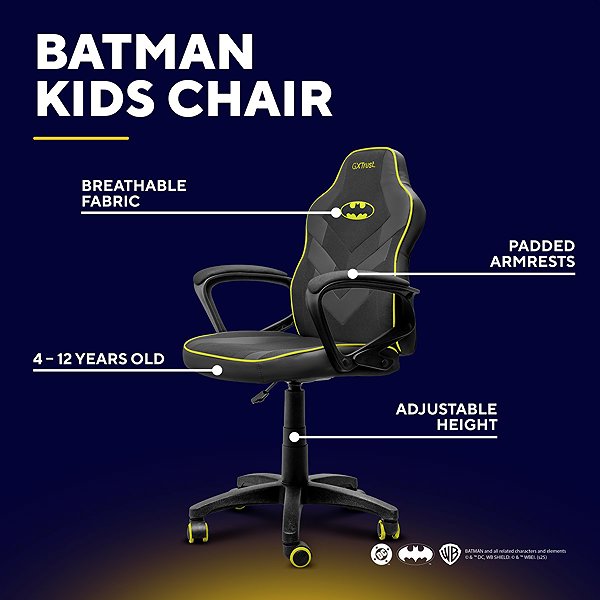 Gaming Chair Trust GXT703BM REVVO BATMAN ...
