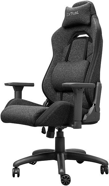 Gaming Chair Trust GXT723 RUYA Premium Fabric Gaming Chair Grey ...