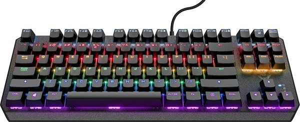 Gaming-Tastatur Trust GXT 834 Callaz TKL Mechanical Keyboard Seitlicher Anblick