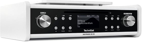 Rádio TechniSat DIGITRADIO 20 CD bílá Boční pohled