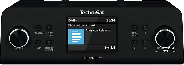 Rádió TechniSat DIGITRADIO 21 fekete Jellemzők/technológia