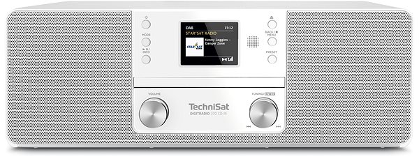 Rádió TechniSat DIGITRADIO 370 CD IR fehér Képernyő