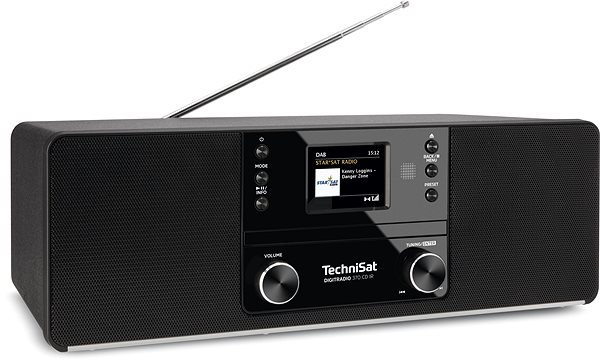 Radio TechniSat DIGITRADIO 370 CD IR, Black Lateral view