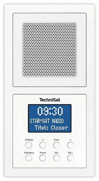 Rádio TechniSat DIGITRADIO UP 1 biele Screen
