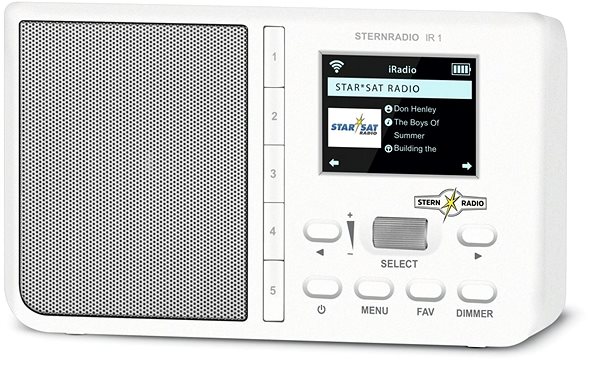 Rádio TechniSat STERNRADIO IR 2 biela ...