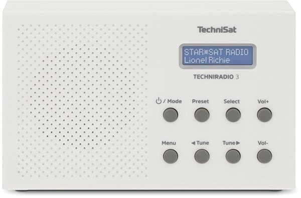 Rádio TechniSat TECHNIRADIO 3 biele Screen