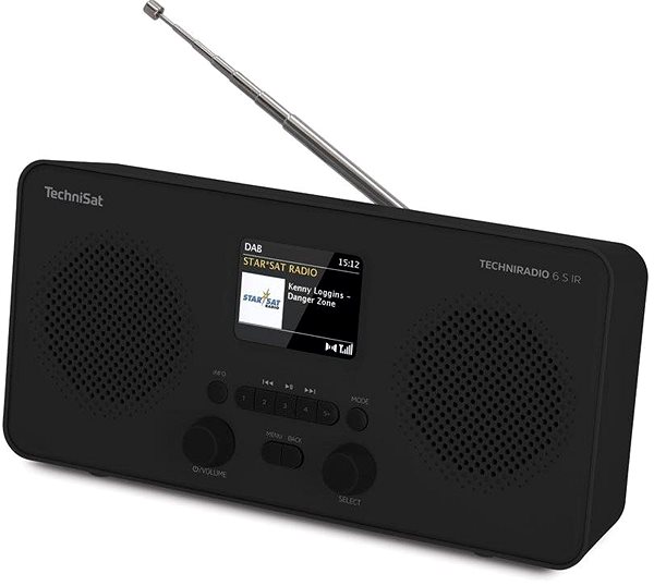 Radio TechniSat TECHNIRADIO 6 S IR Black Lateral view