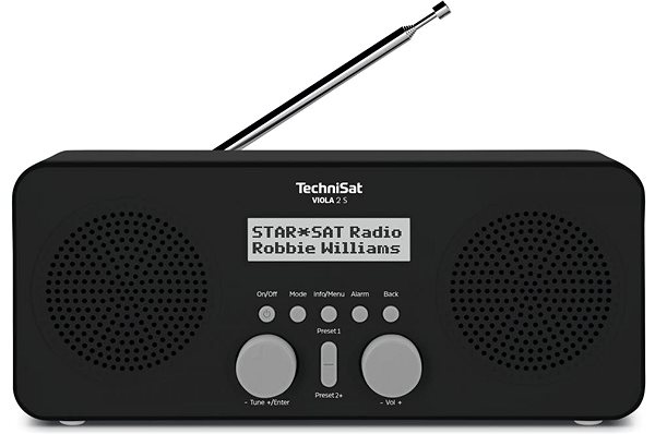 Rádio TechniSat VIOLA 2 S čierny Vlastnosti/technológia