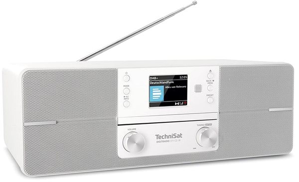 Radio TechniSat DIGITRADIO 371 CD IR, white ...