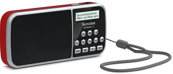 Radio TechniSat TECHNIRADIO RDR mit Netzteil - rot ...