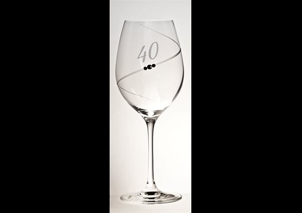 Pohár B.BOHEMIAN Jubilejný pohár na víno „40