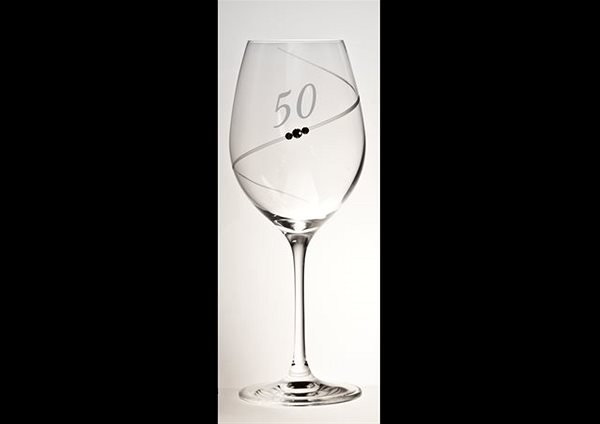 Pohár B.BOHEMIAN Jubilejný pohár na víno „50