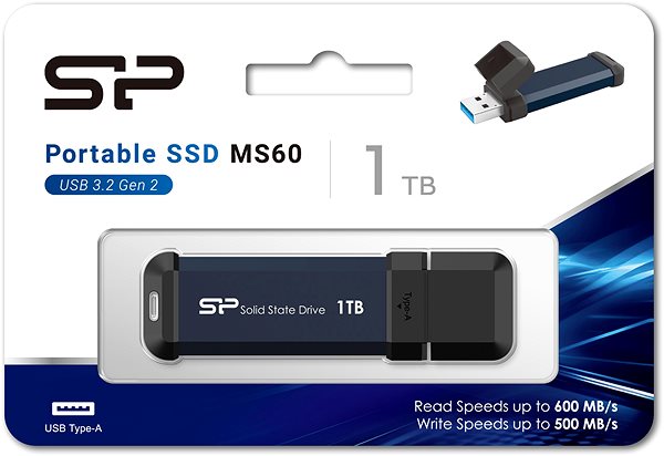 Externý disk Silicon Power MS60 1 TB USB 3.2 Gen 2 ...