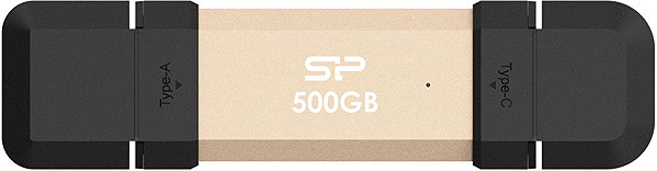 Flash Drive Silicon Power DS72 500GB, gold ...