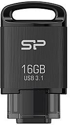 USB Stick Silicon Power Mobile C10 16GB, schwarz Screen